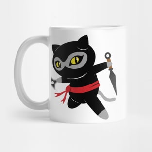 Ninja Cat Strikes! Mug